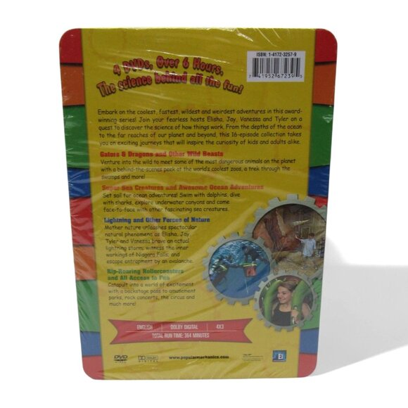 POPULAR MECHANICS For Kids 2009 Special Edition 4-DVD Tin Set New Unopened Rare - Picture 5 of 8